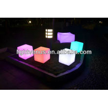 IP 68 étanche RGB multicolore changeant rechargeables glow CUBE outdoor